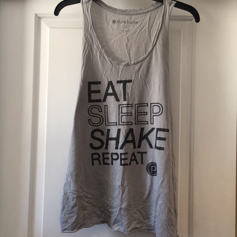 Gray Pure Barre tank